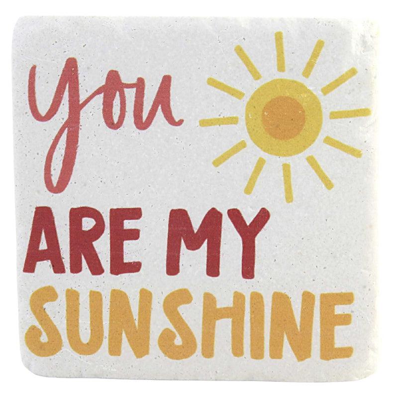 Tabletop Sunshine Text Coaster - - SBKGifts.com