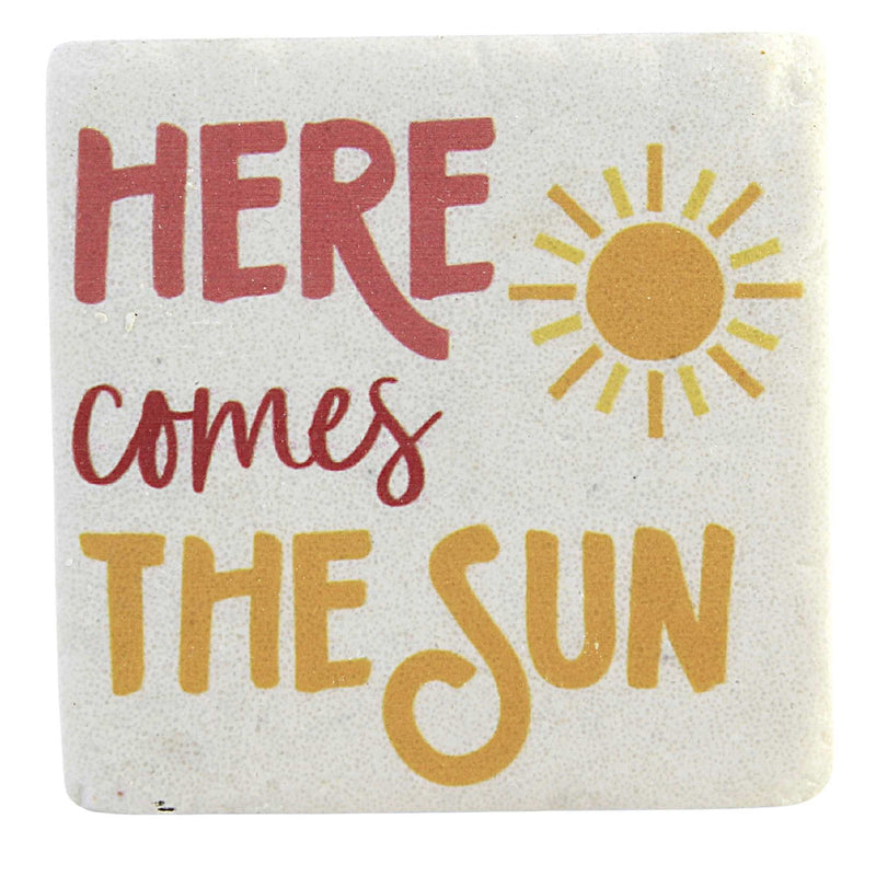 Tabletop Sunshine Text Coaster - - SBKGifts.com