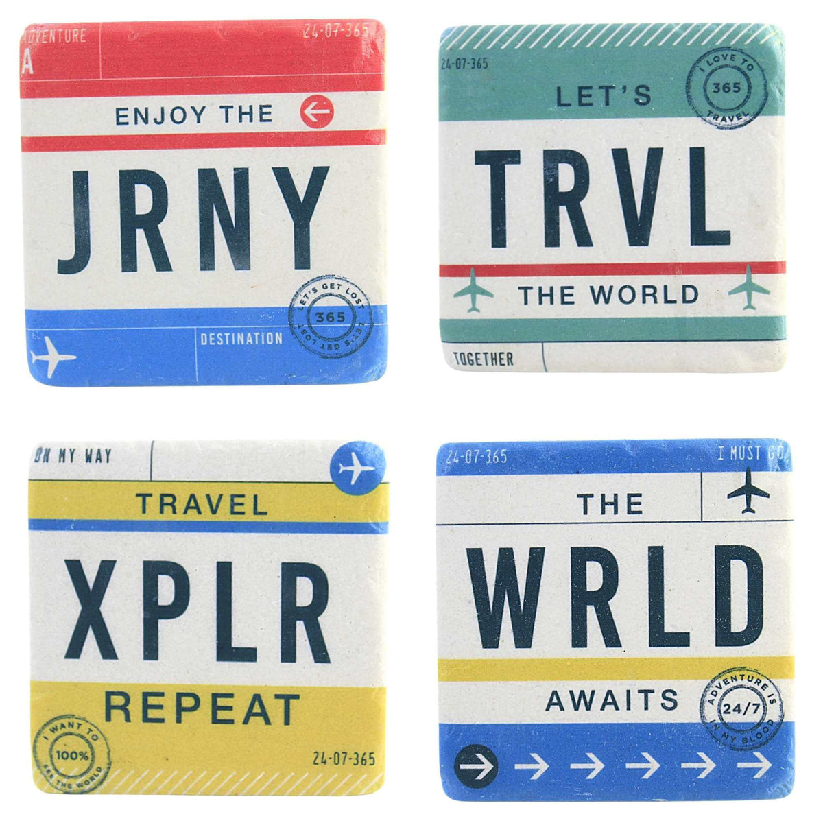 (54641) Travel Coaster Set/4