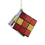 Holiday Ornament Puzzle Cube Ornament Glass Toy Game Brain Christmas Go8088 (54676)