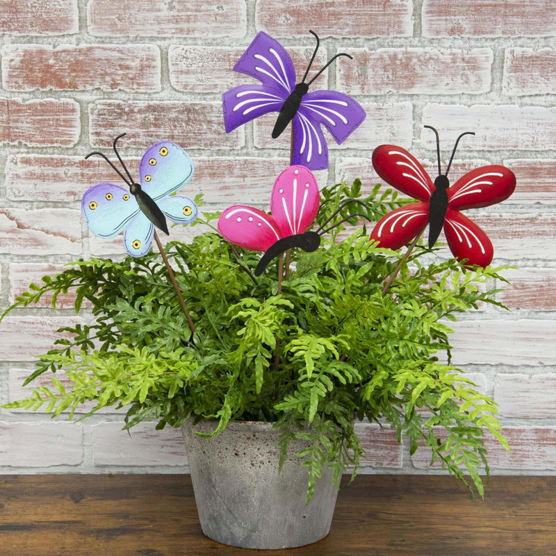Round Top Collection Butterfly Yard Stakes - - SBKGifts.com