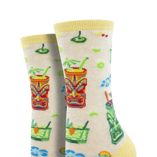Novelty Socks Tiki Cocktails - - SBKGifts.com