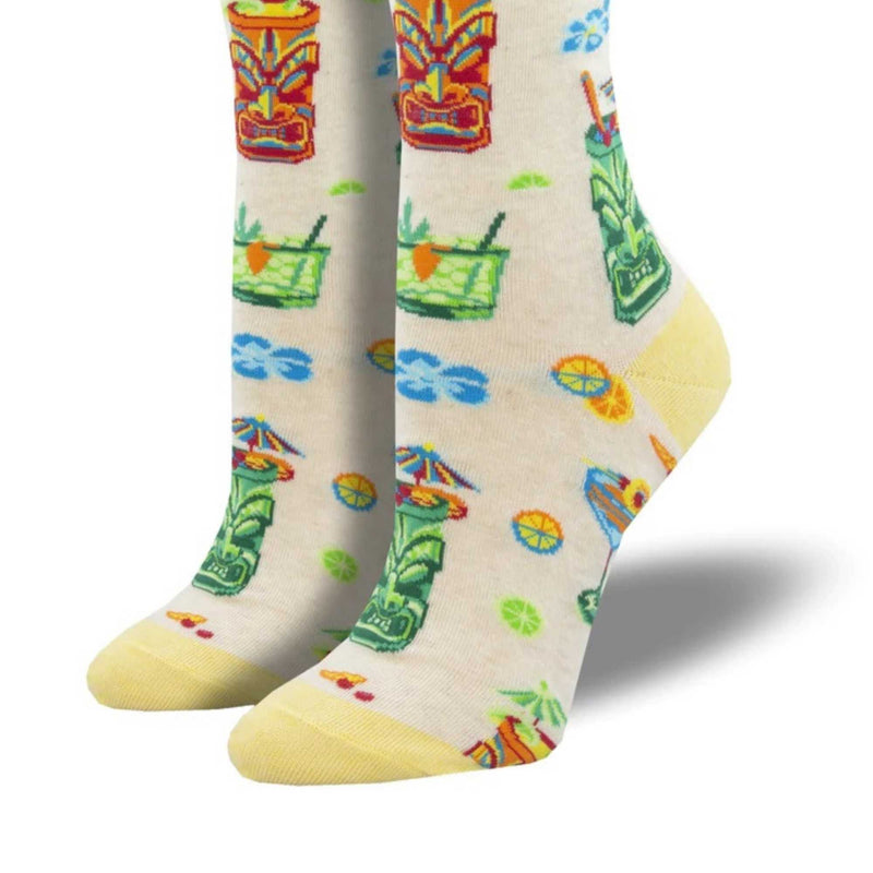 Novelty Socks Tiki Cocktails - - SBKGifts.com