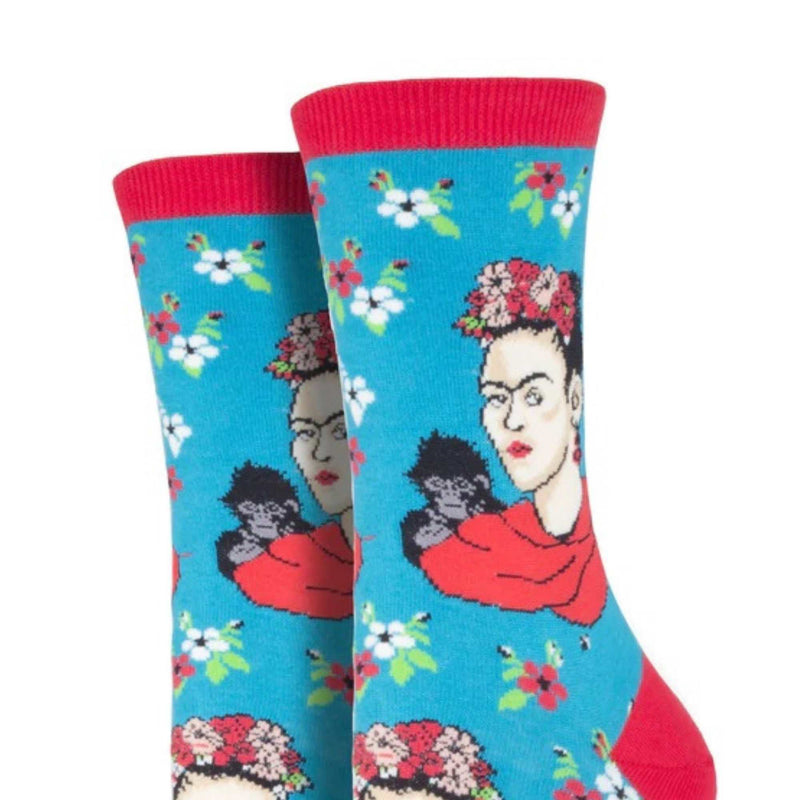 Novelty Socks Kahlo Portrait - - SBKGifts.com