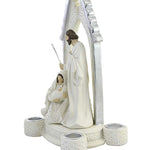 Religious Holy Family Candle Holder - - SBKGifts.com