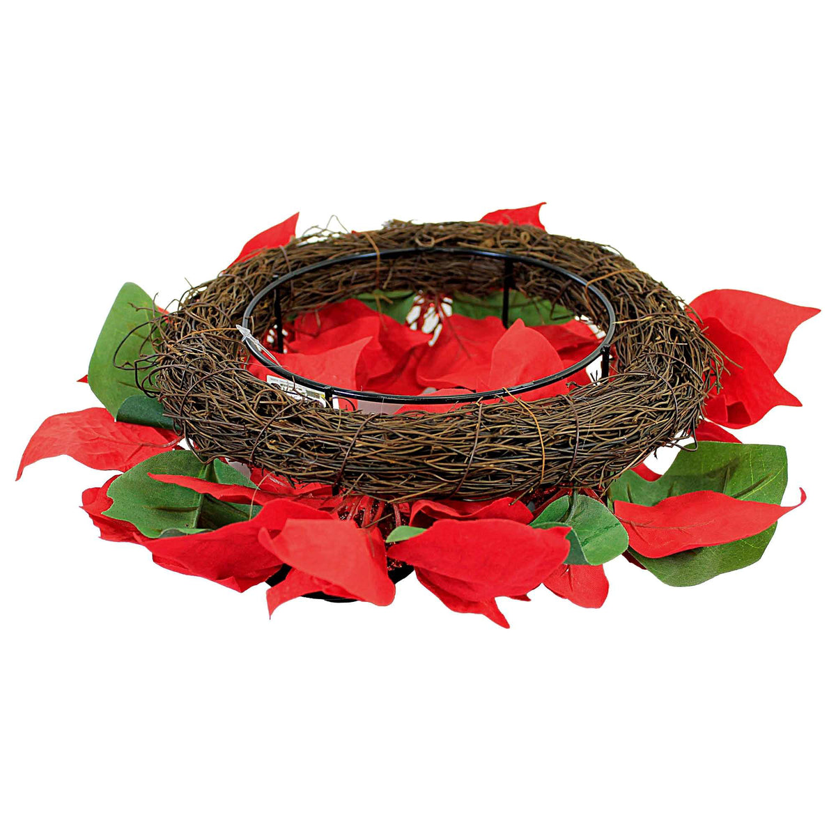 Christmas Poinsettia Wreath - - SBKGifts.com