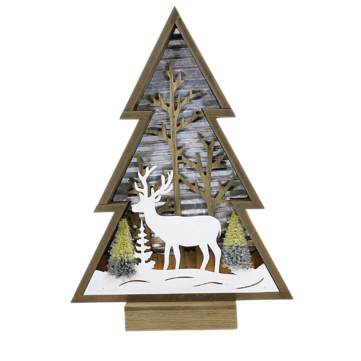 (54887) Tree With Deer Scene