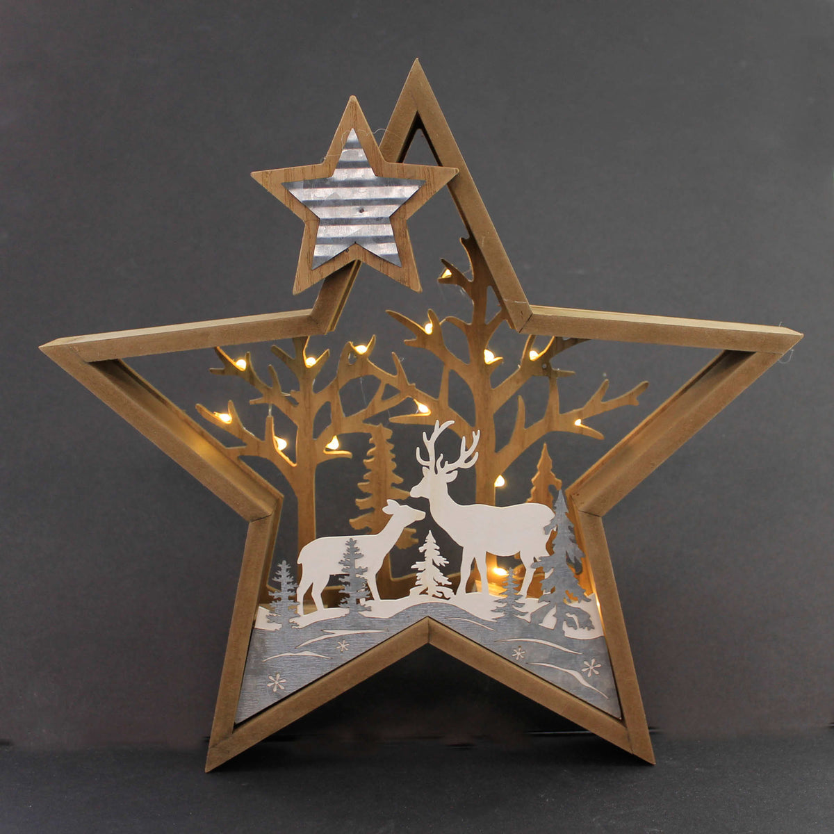 (54890) Star With Deer Scene