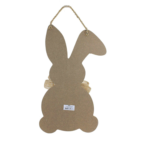 Easter Plaid Bunny Wall Plaque - - SBKGifts.com
