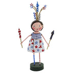 Lori Mitchell Putting On A Show - One Figurine 8.5 Inch, Polyresin - Stars Stripes July Fourth 14485 (54954)