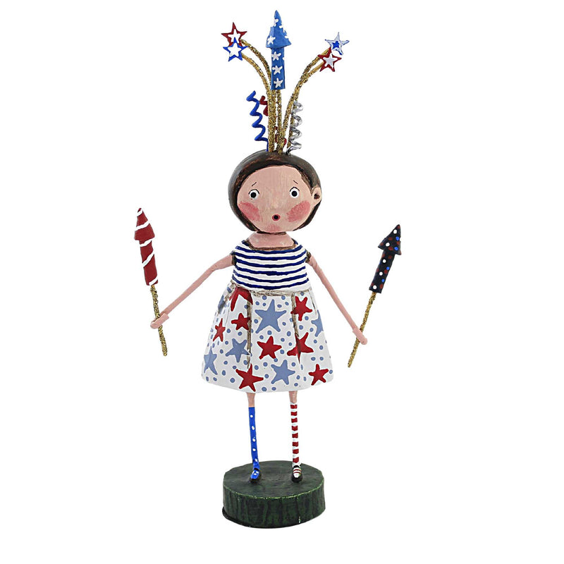 Lori Mitchell Putting On A Show - One Figurine 8.5 Inch, Polyresin - Stars Stripes July Fourth 14485 (54954)