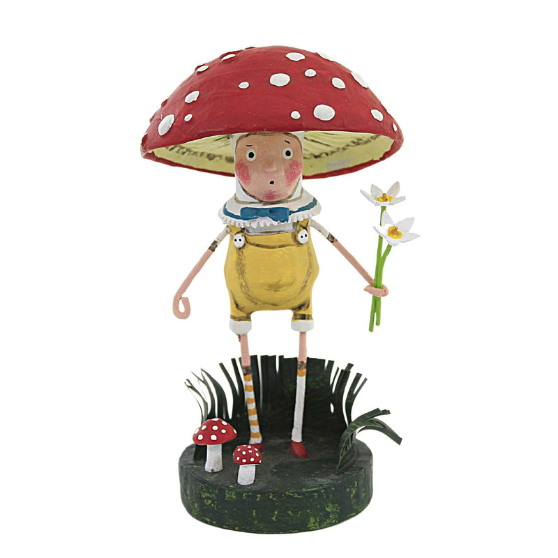 Lori Mitchell Fun Guy Polyresin Mushroom Flowers 14483. (54957)