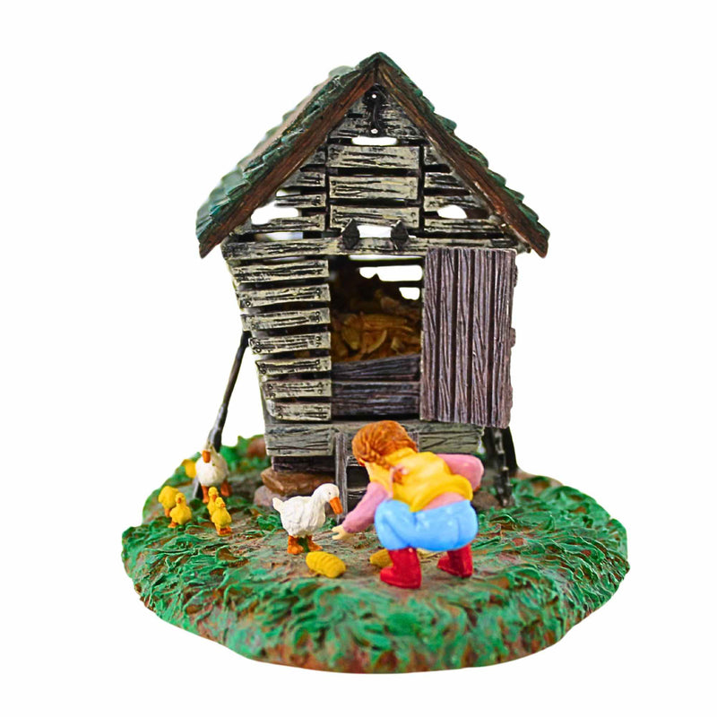 Department 56 Villages Feeding The Ducks - - SBKGifts.com