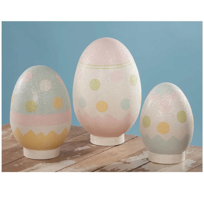 Easter Easter Eggs Large Paper Mache Vintage Artisan Crafted Tl8704 (55142)