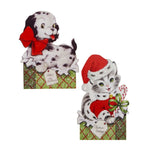 Christmas Furry Friends Dummy Boards Mdf Kitten Puppy Vintage Rl0831 (55149)