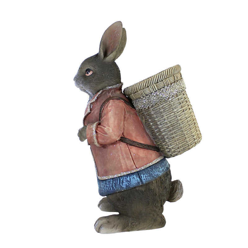 Easter Rabbit With Basket Backpack - - SBKGifts.com