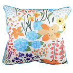 The Little Birdie Charming Floral Pillow - One Pillow 17 Inch, Polyester - Spring Flowers Pat0061p (55220)
