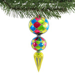 Sbk Gifts Holiday Double Drop W/ Chartreuse Flare - - SBKGifts.com