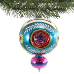 Sbk Gifts Holiday Floral Teal Triple Reflector - - SBKGifts.com