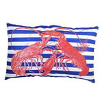 Home Decor Lobster Stripe Pillow Polyester Coastal Ocean C851453302c (55243)