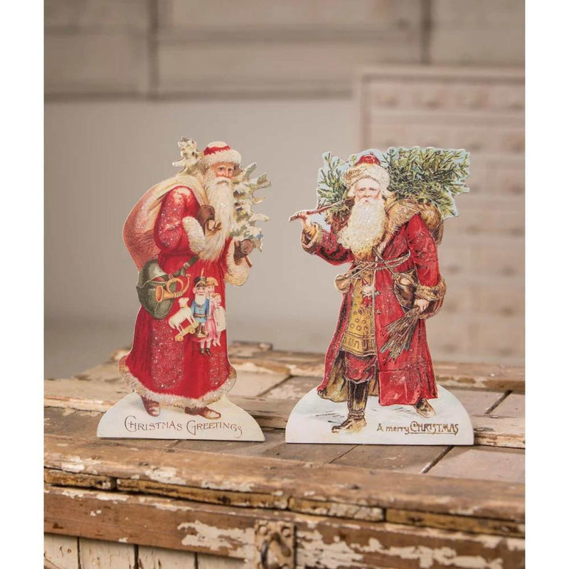 Christmas Vintage Santa Dummy Boards - - SBKGifts.com