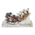 Christmas Santa's Sleigh Ride Dummy Board Mdf Reindeer Toys Rl9823 (55255)