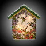 Stony Creek Floral Hummers Lit House - - SBKGifts.com