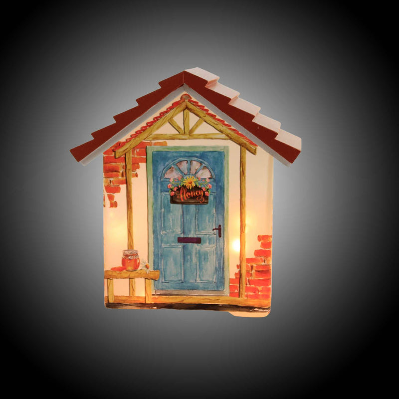 Stony Creek Daisy Bee Small Lighted  House - - SBKGifts.com