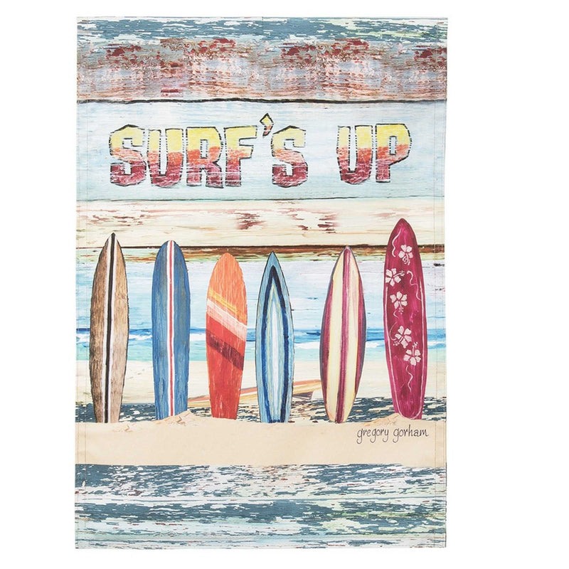 Home & Garden Surf's Up Garden Flag Polyester Ocean Boards Rid The Waves B24862 (55342)