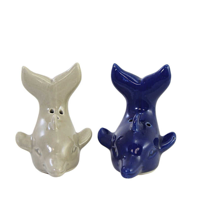 Tabletop Dolphin Salt/ Pepper Shaker Set - - SBKGifts.com