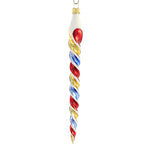 Sbk Gifts Holiday Red Blue & Gold Twisted Icicle Ornament Twist Patriotic Usa Sbk221020 (55370)