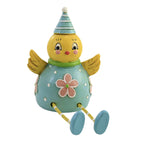 Chick Figurine - One Figurines 4.25 Inch, Polyresin - Flowers Polka Dots A5373i (55376)