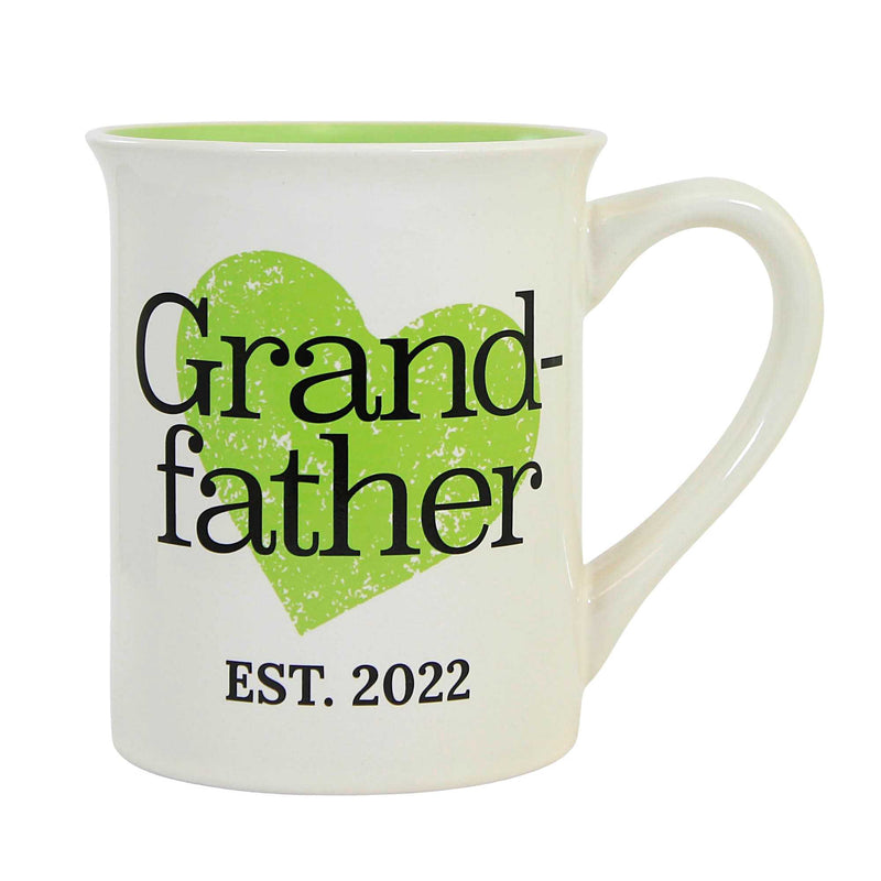 Grandfather Mug Est 2022 - One Mug 4.5 Inch, Stoneware - Father's Day 6010412 (55431)