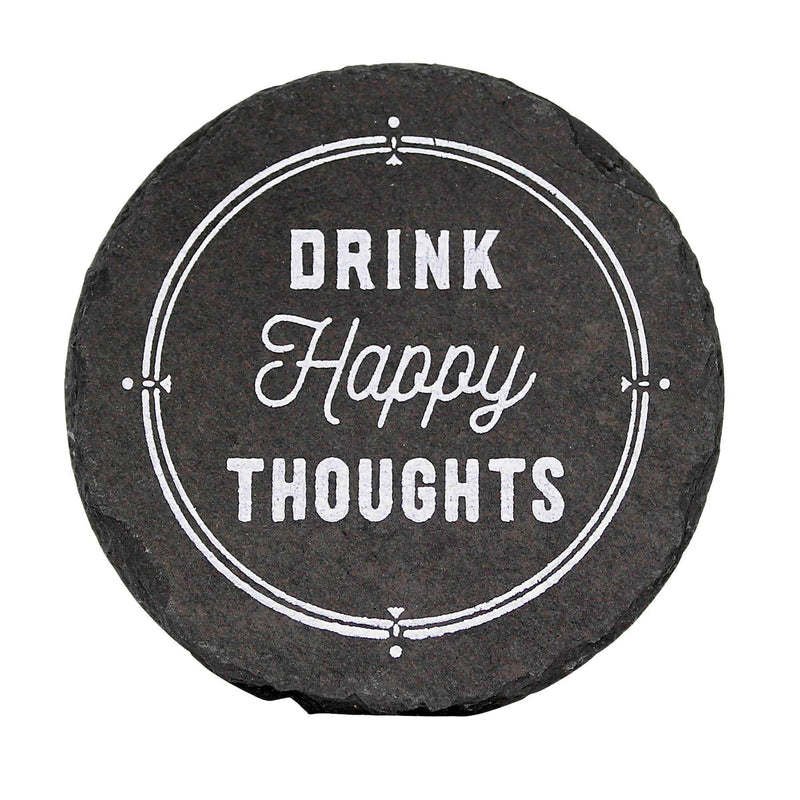 Tabletop Happy Hour Coaster Set Slate Alcohol Bar Cb176167 (55504)