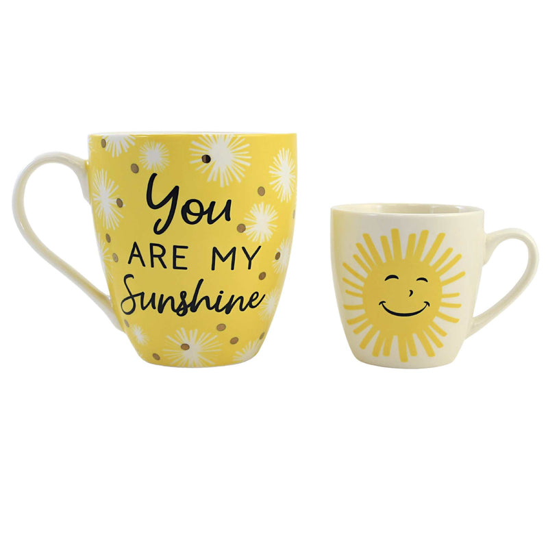 Tabletop Mommy & Me Ceramic Cup Gift Set Ceramic You Are My Sunshine P2995002 (55559)