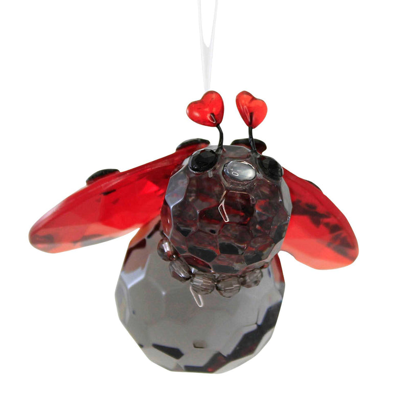 Crystal Expressions Love Ladybug Ornament Valentine's Day Hearts Acryv85 (55582)
