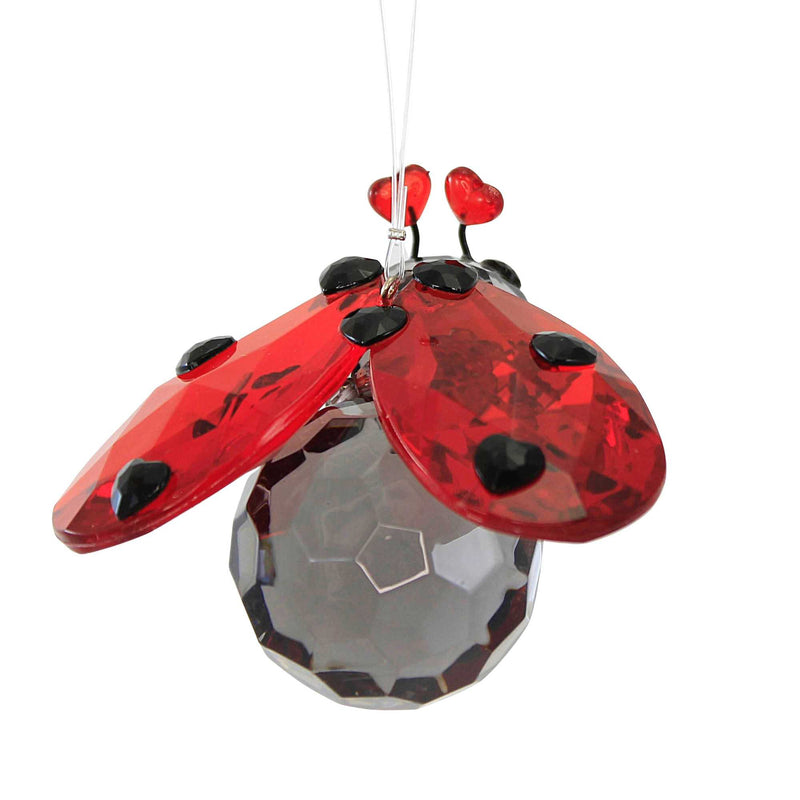 Crystal Expressions Love Ladybug Ornament - - SBKGifts.com