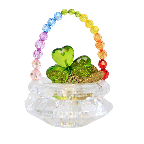 Crystal Expressions Rainbow Basket Figurine - - SBKGifts.com