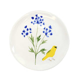 Tabletop Bird Dessert Plates Dolomite Floral Spring Me172472 (55607)