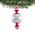 Sbk Gifts Holiday Fuchsia & Silver 3 Ball Pendent - - SBKGifts.com