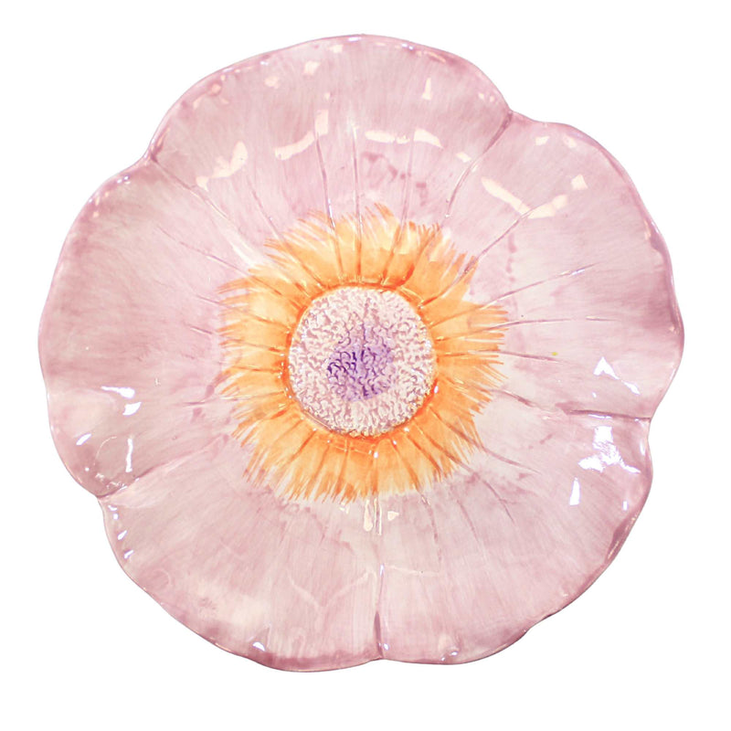Transpac Flower Shaped Plate - - SBKGifts.com