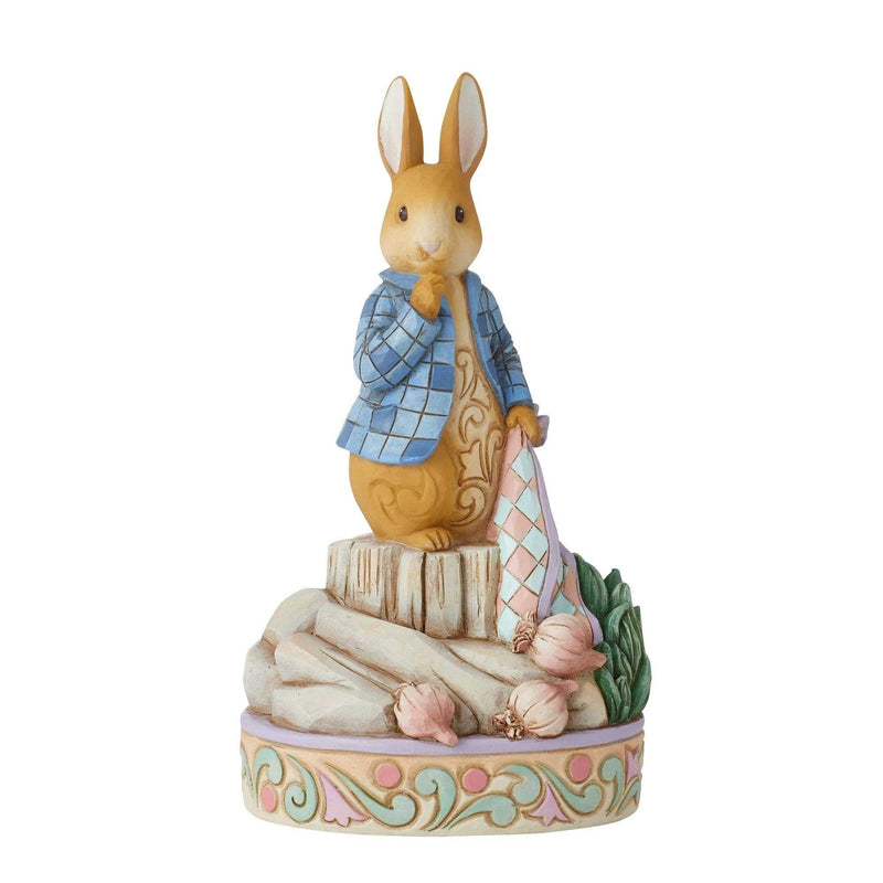 Presently He Drop Half Of Onion - One Figurine 6.5 Inch, Resin - Beatrix Potter Peter Rabbit 6010687 (55637)