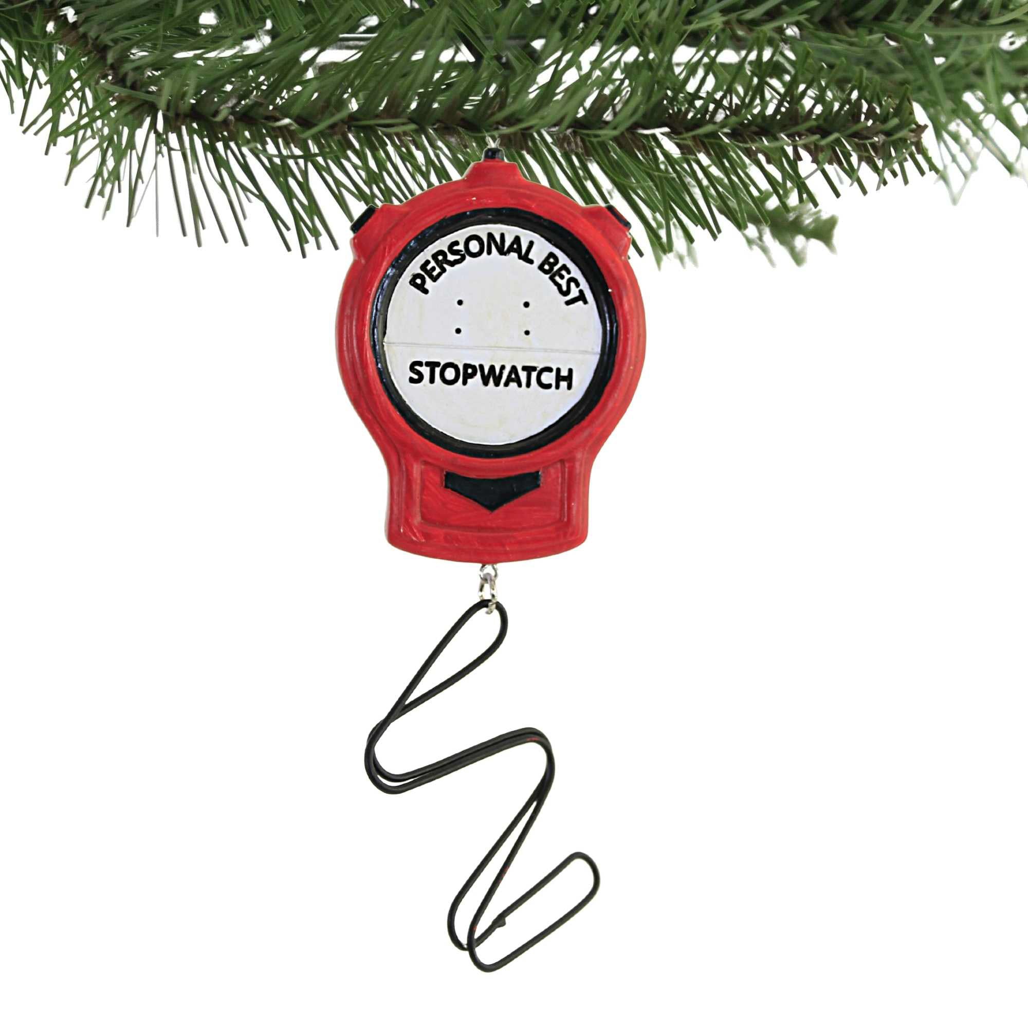 Stop Watch Ornament One Ornament 6 Inch Resin Personal Best Mx179802 SBKGifts