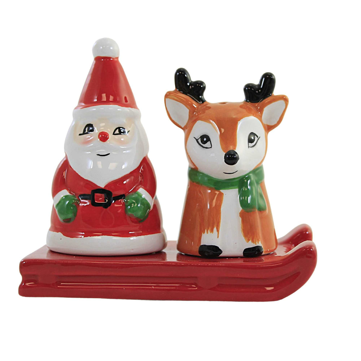 (55674) Santa And Reindeer S & P Shaker