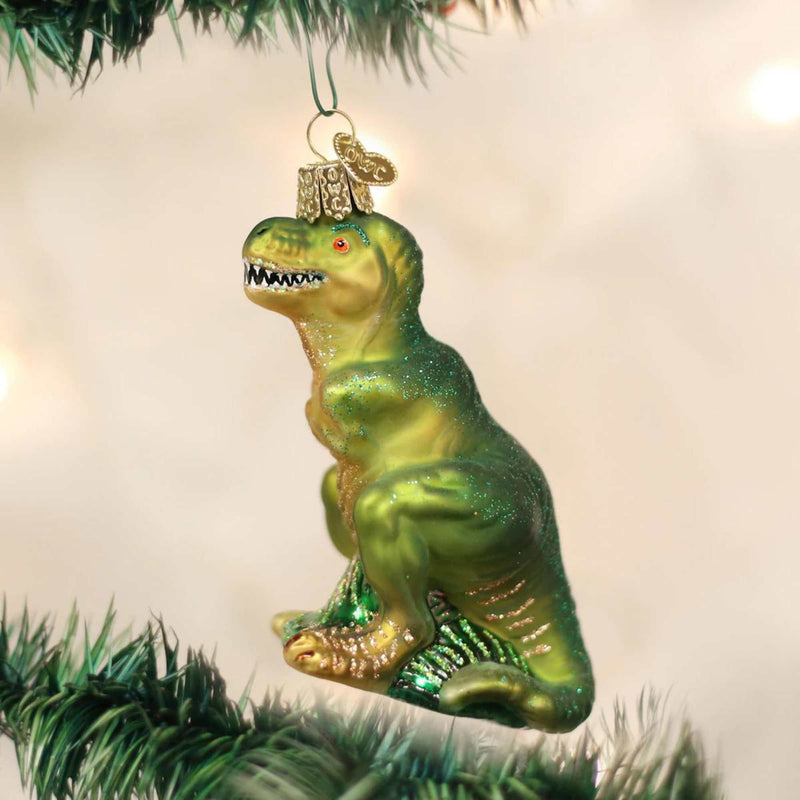 Old World Christmas T-Rex - - SBKGifts.com