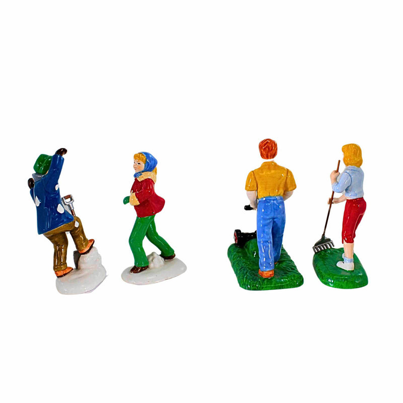 Department 56 Villages Work A Little, Play A Little - - SBKGifts.com