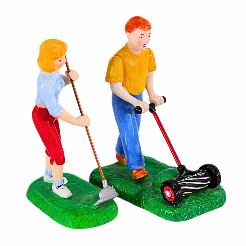 Department 56 Villages Work A Little, Play A Little - - SBKGifts.com
