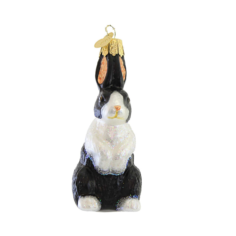 Old World Christmas Dutch Rabbit Glass Ornament Bunny Pet 12636. (55752)