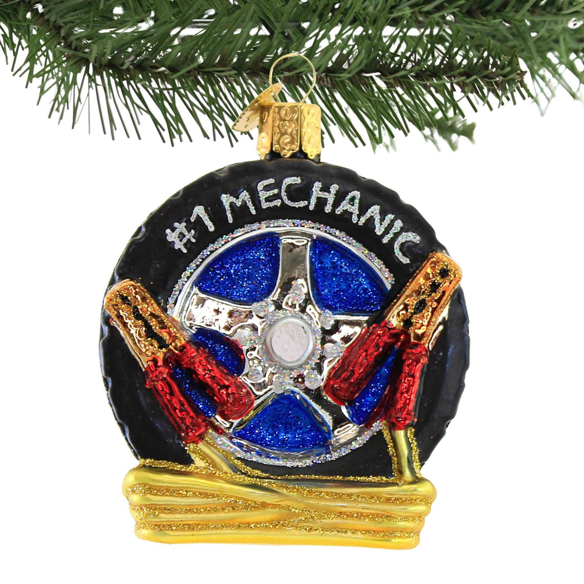 Old World Christmas Auto Mechanic - - SBKGifts.com