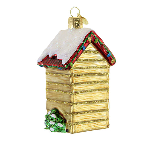 Old World Christmas Holiday Outhouse - - SBKGifts.com